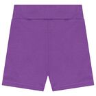 Younger Girls Grey & Purple Disney Shorts Set, 1, hi-res