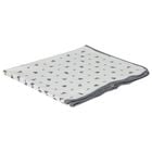 Baby Boys White & Navy Blue Polo Bear Blanket, 1, hi-res