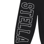 Girls Black Logo Joggers, 2, hi-res