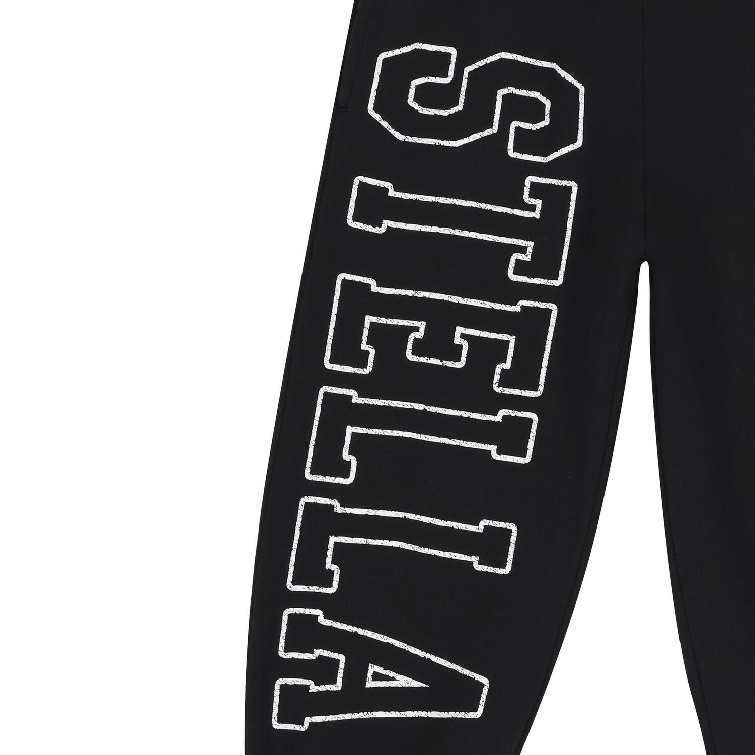 Girls Black Logo Joggers, 2, hi-res