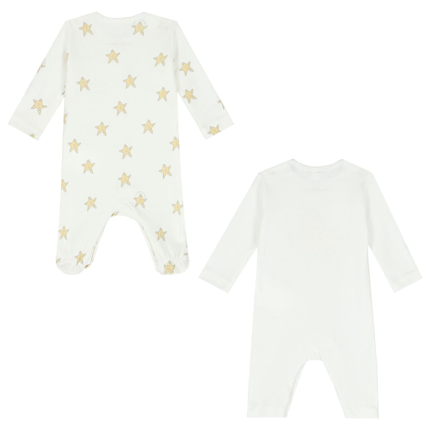 White Star Babygrows ( 2-Pack ), 1, hi-res