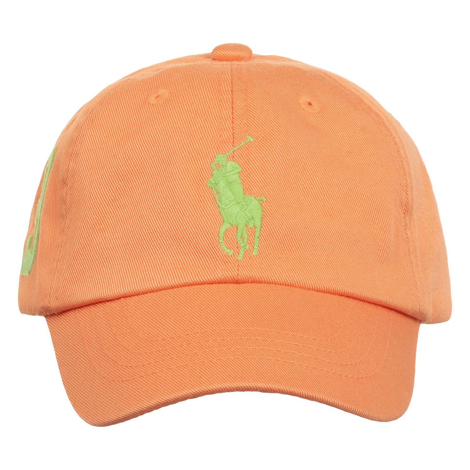 Boys Orange Logo Cap, 1, hi-res
