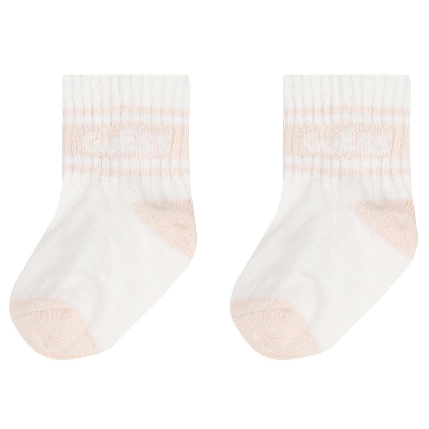 طقم هدايا للبنات الصغار، مكون من بدلة وبنطال قطني باللونين العاجي والبيج, 1, hi-res