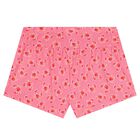 Girls Pink Crab Shorts Set, 1, hi-res