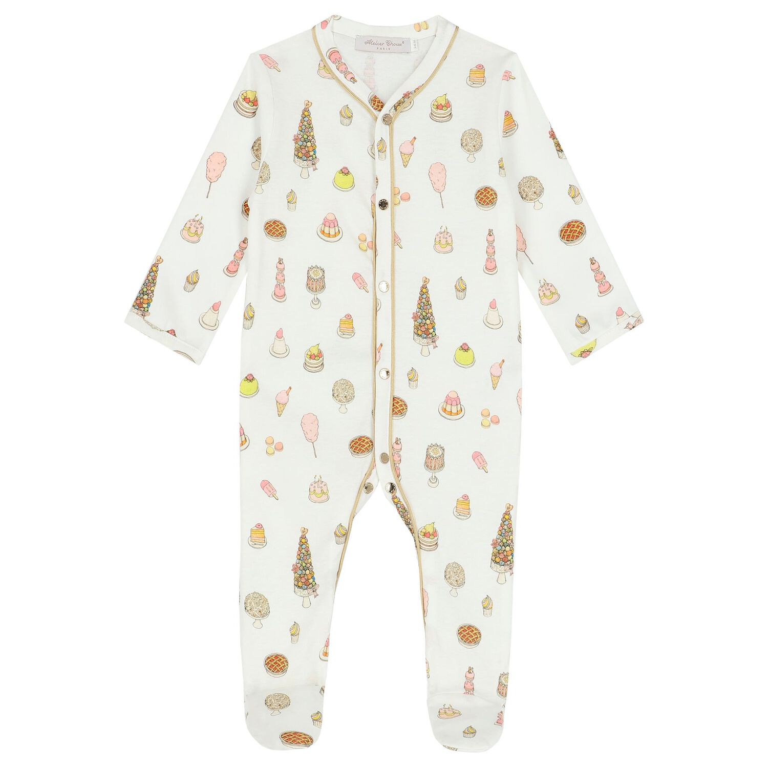 Ivory Cake Babygrow Gift Set, 1, hi-res image number null
