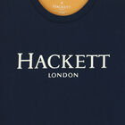 Boys Navy & Yellow Logo T-Shirt, 1, hi-res