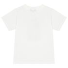 Boys White & Orange Short Set, 1, hi-res