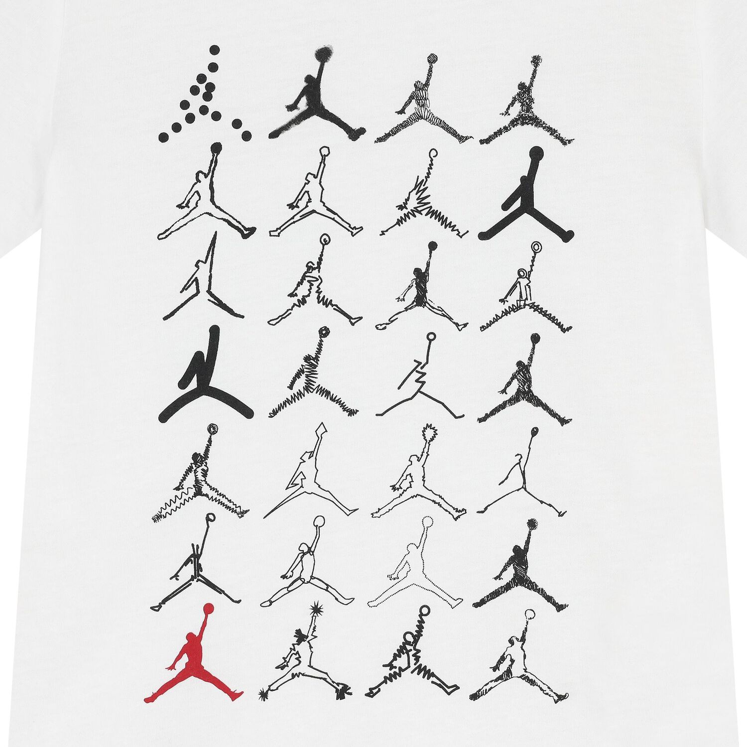 Boys White Jordan Logo T-Shirt, 1, hi-res