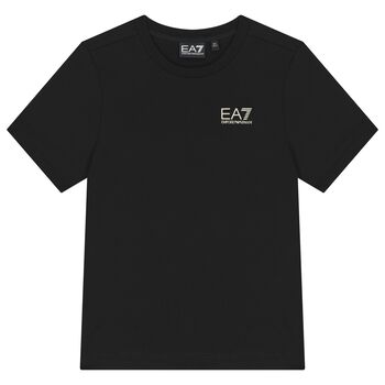 Girls Black Logo T-Shirt