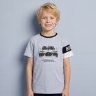 Boys Blue Logo T-Shirts, 3, hi-res