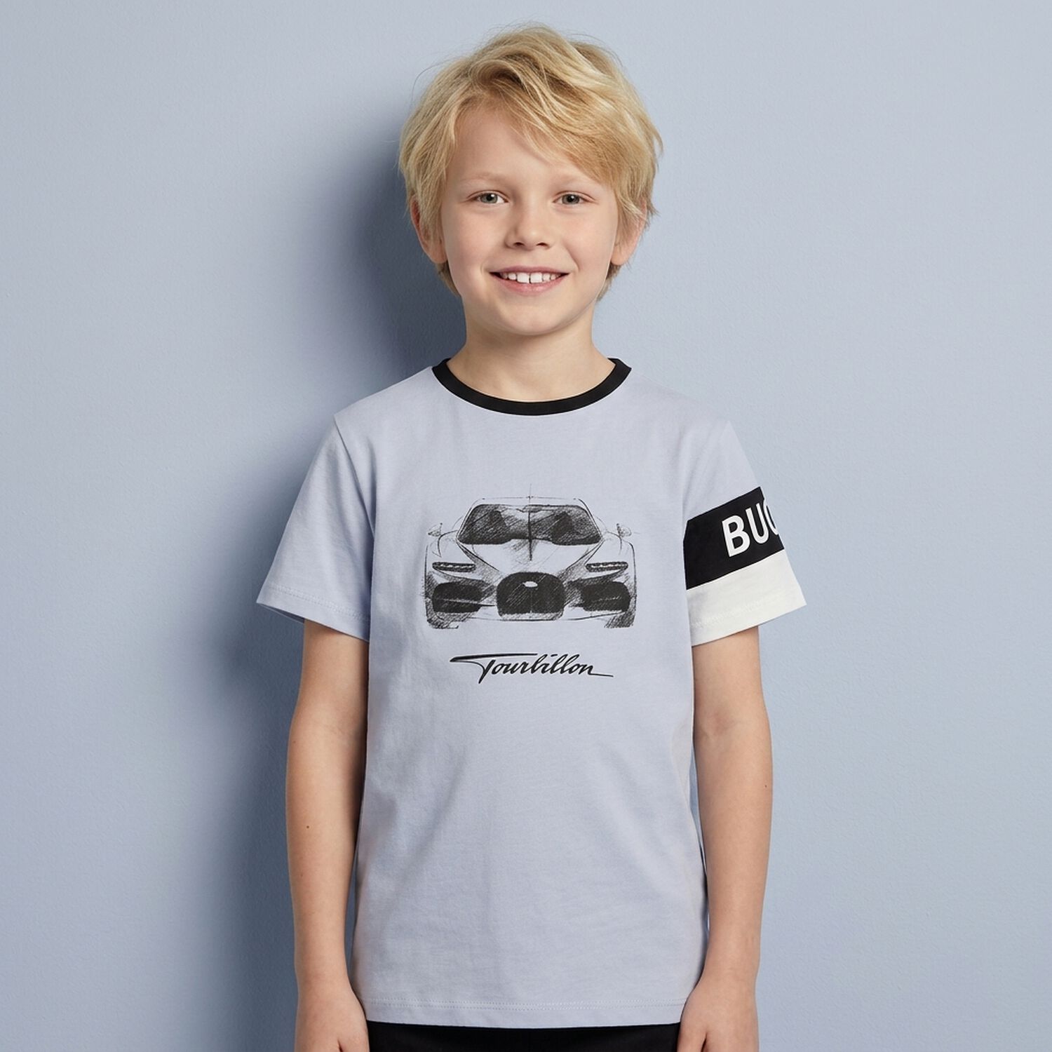 Boys Blue Logo T-Shirts, 3, hi-res