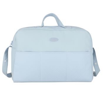 Blue Quilted Baby Changing Bag