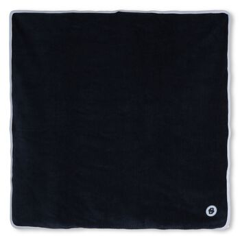 Baby Boys Navy Blue Logo Blanket