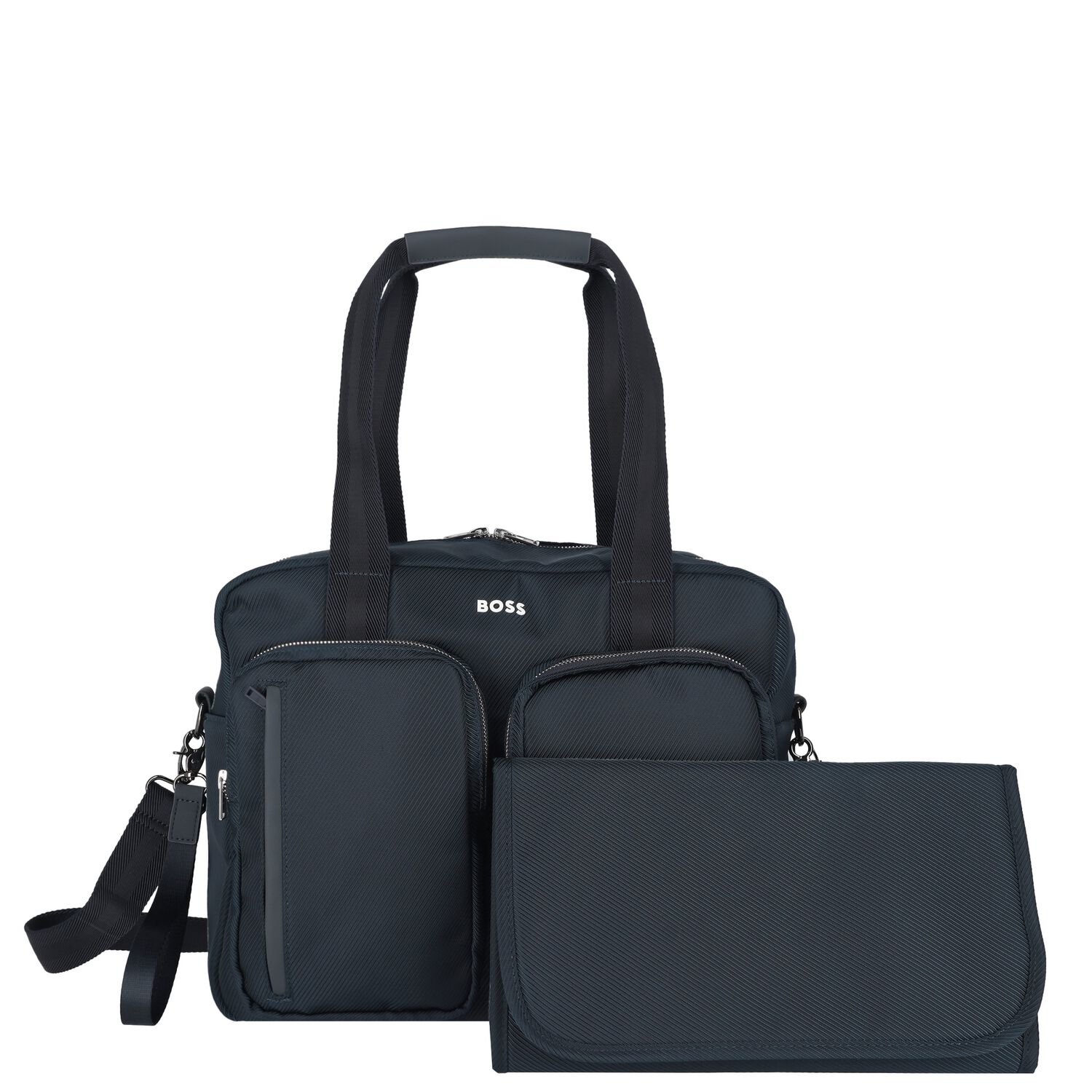 شنطة مواليد بالشعار باللون الكحلي للأطفال, 2, hi-res image number null