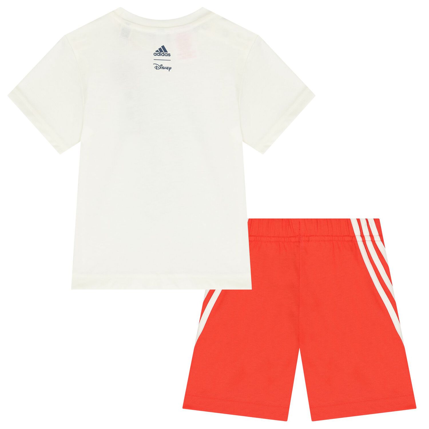 Ivory & Red Mickey Mouse Logo Shorts Set, 2, hi-res image number null