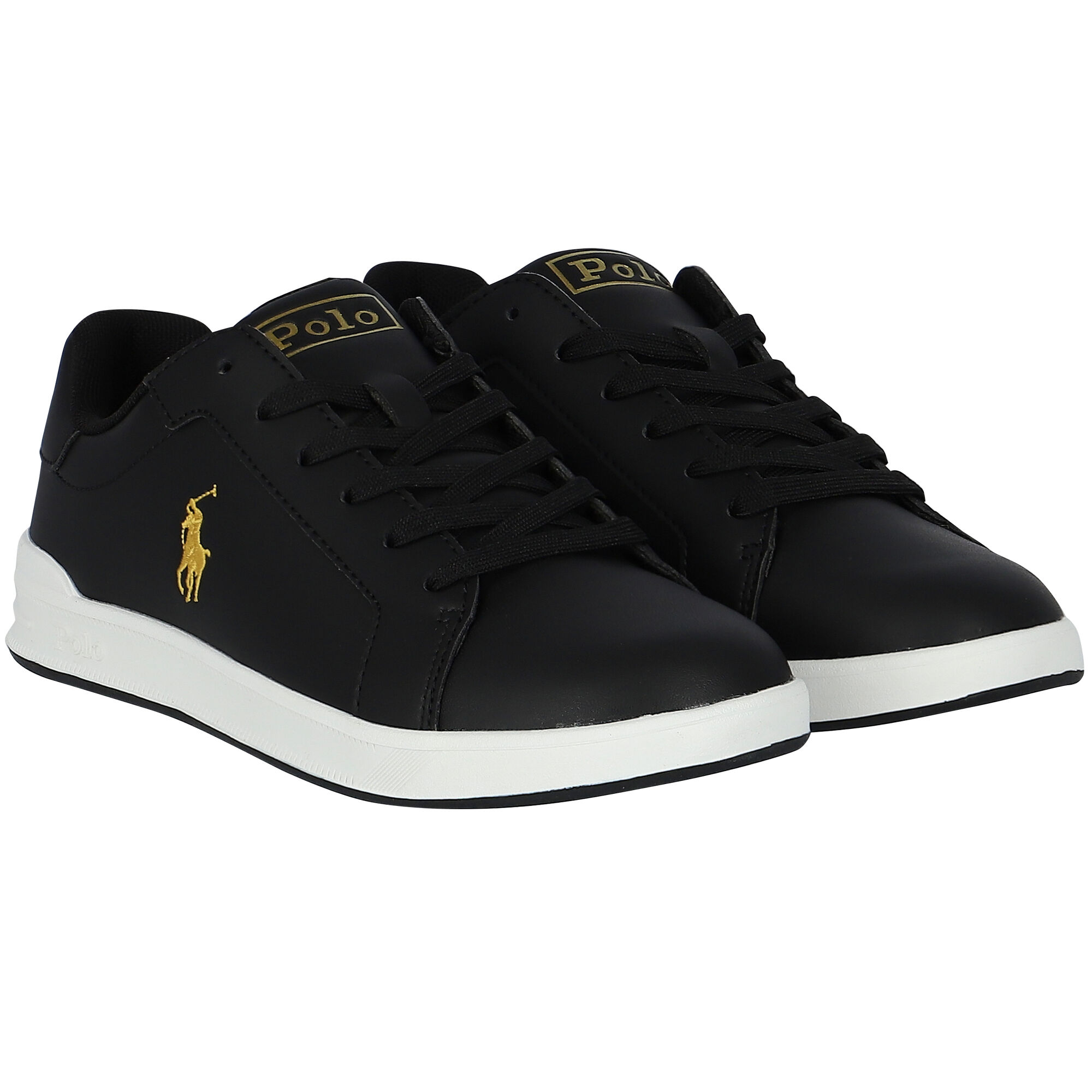 Black and hotsell gold boys trainers