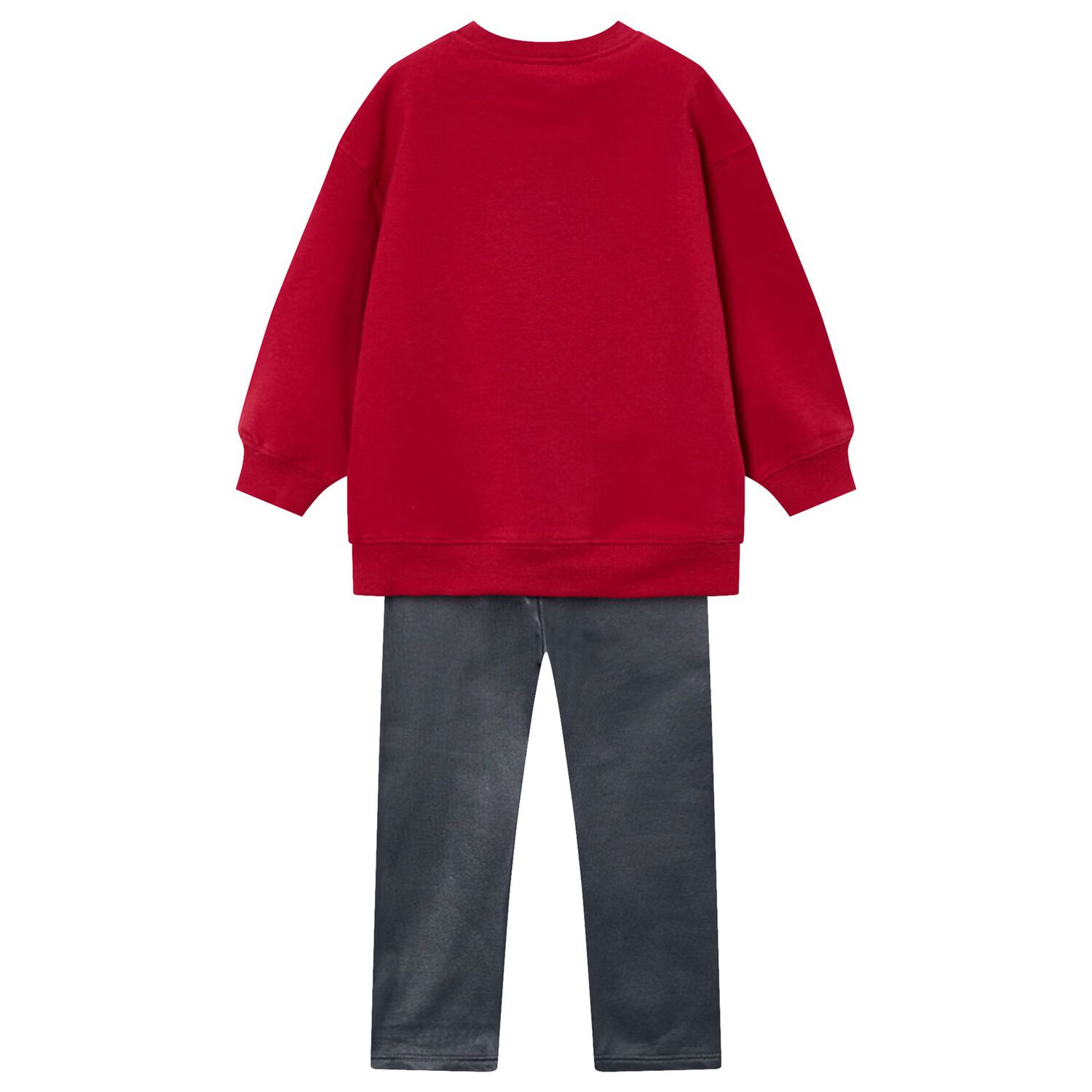 Girls Red & Grey Bag Leggings Set, 2, hi-res image number null