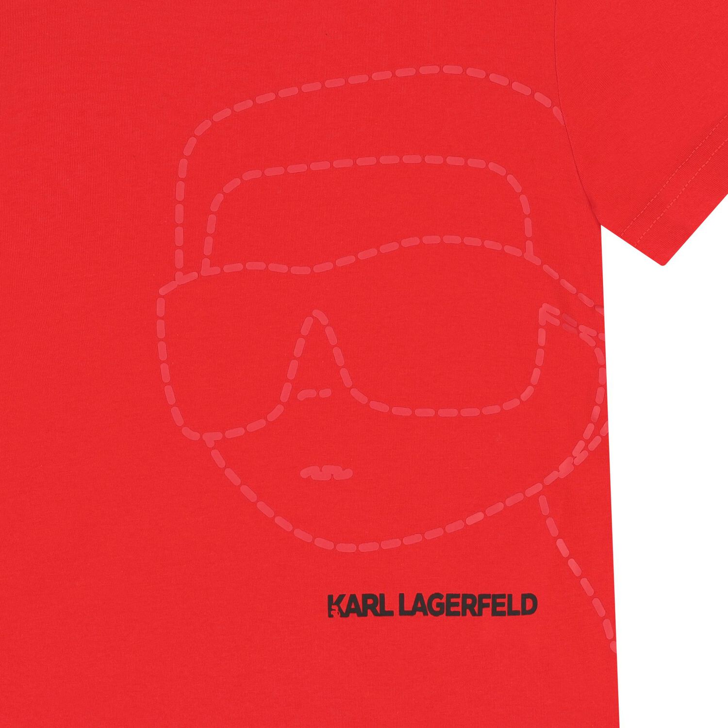 تي شيرت بشعار كارل باللون البرتقالي للأولاد, 1, hi-res