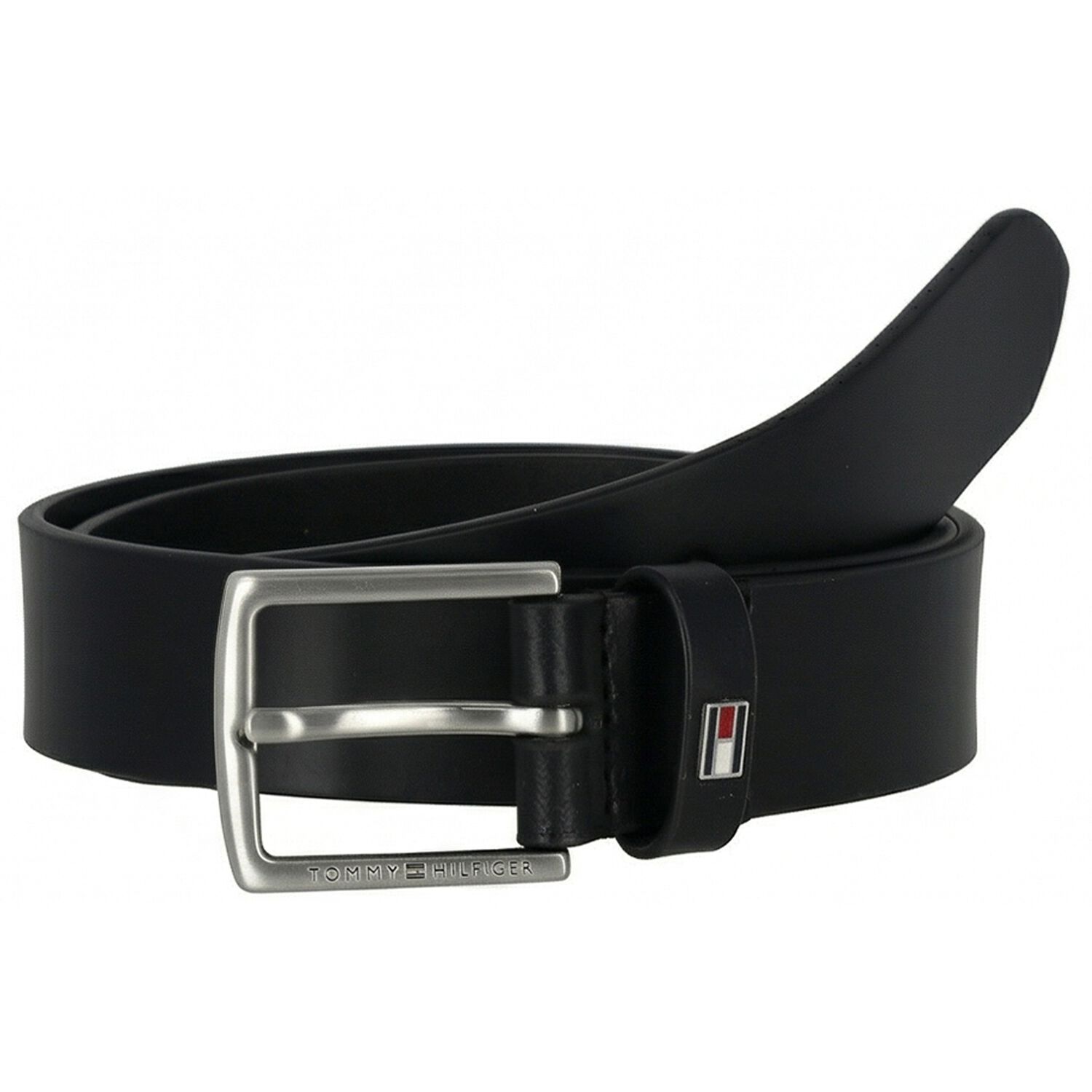Boys Black Logo Belt, 1, hi-res