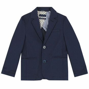 Boys Navy Blue Blazer