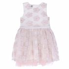 Younger Girls Tulle Flower Dress, 1, hi-res