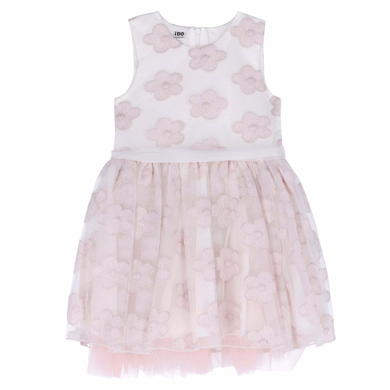 Younger Girls Tulle Flower Dress, 1, hi-res image number null