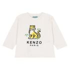 Younger Ivory Tiger Logo Long Sleeve Top, 1, hi-res