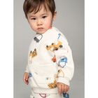 Younger Boys Ivory Sweatshirt, 1, hi-res