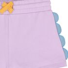 Younger Girls Lilac Shorts, 1, hi-res
