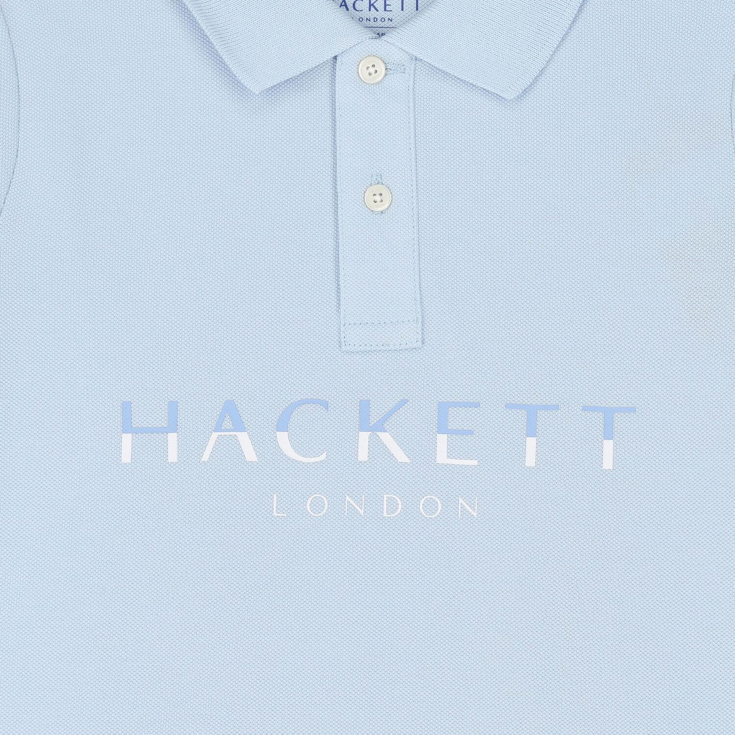 تيشيرت بولو اولاد بالشعار باللون الازرق , 1, hi-res