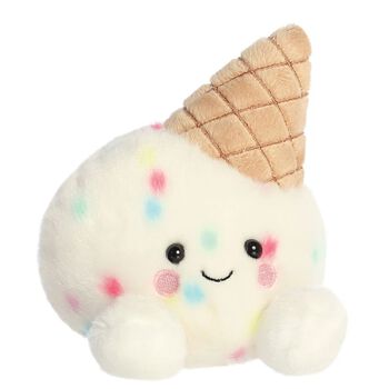Palm Pals Ivory Sprinkle Ice Cream Soft Toy ( 13cm )