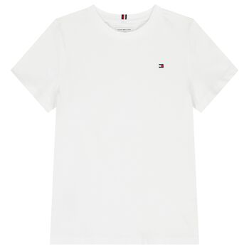 Boys White Logo T-Shirt