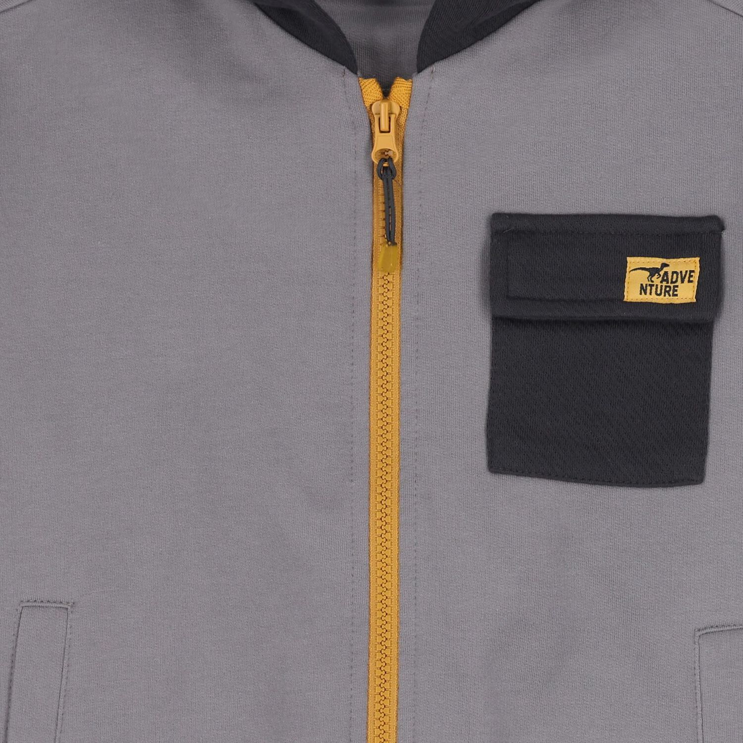 Boys Grey Tracksuit Set ( 3 Piece ), 2, hi-res