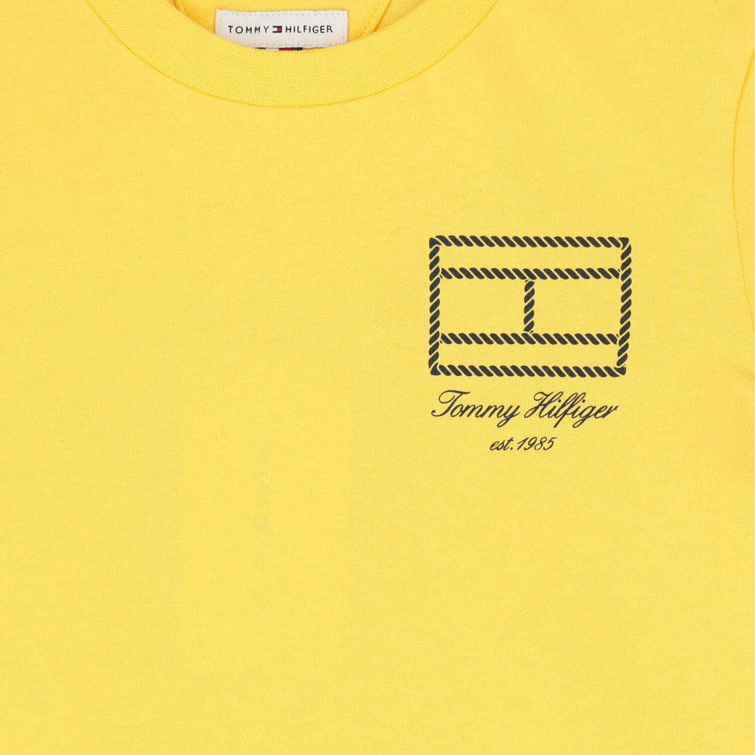 Boys Yellow Logo T-Shirt, 4, hi-res