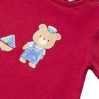 Baby Boys Red & Beige Shorts Set, 1, hi-res