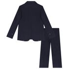 Boys Navy Blue Suit, 1, hi-res
