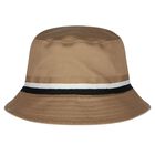 Baby Boys Beige Logo Reversible Hat, 1, hi-res