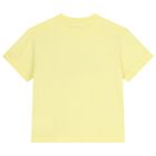 Girls Yellow Teddy Bear Logo T-Shirt, 2, hi-res