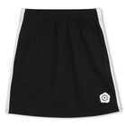 Girls Black Logo Skirt, 1, hi-res