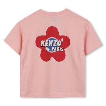 Younger Girls Pink Logo T-Shirt