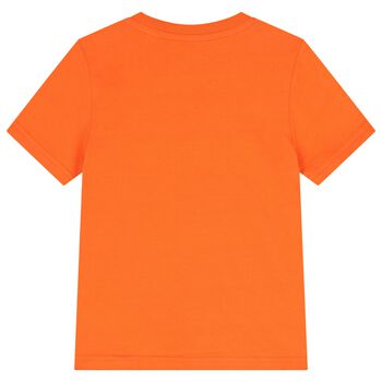 Boys Orange Logo T-Shirt