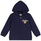 Navy Blue Teddy Bear Logo Tracksuit, 4, hi-res