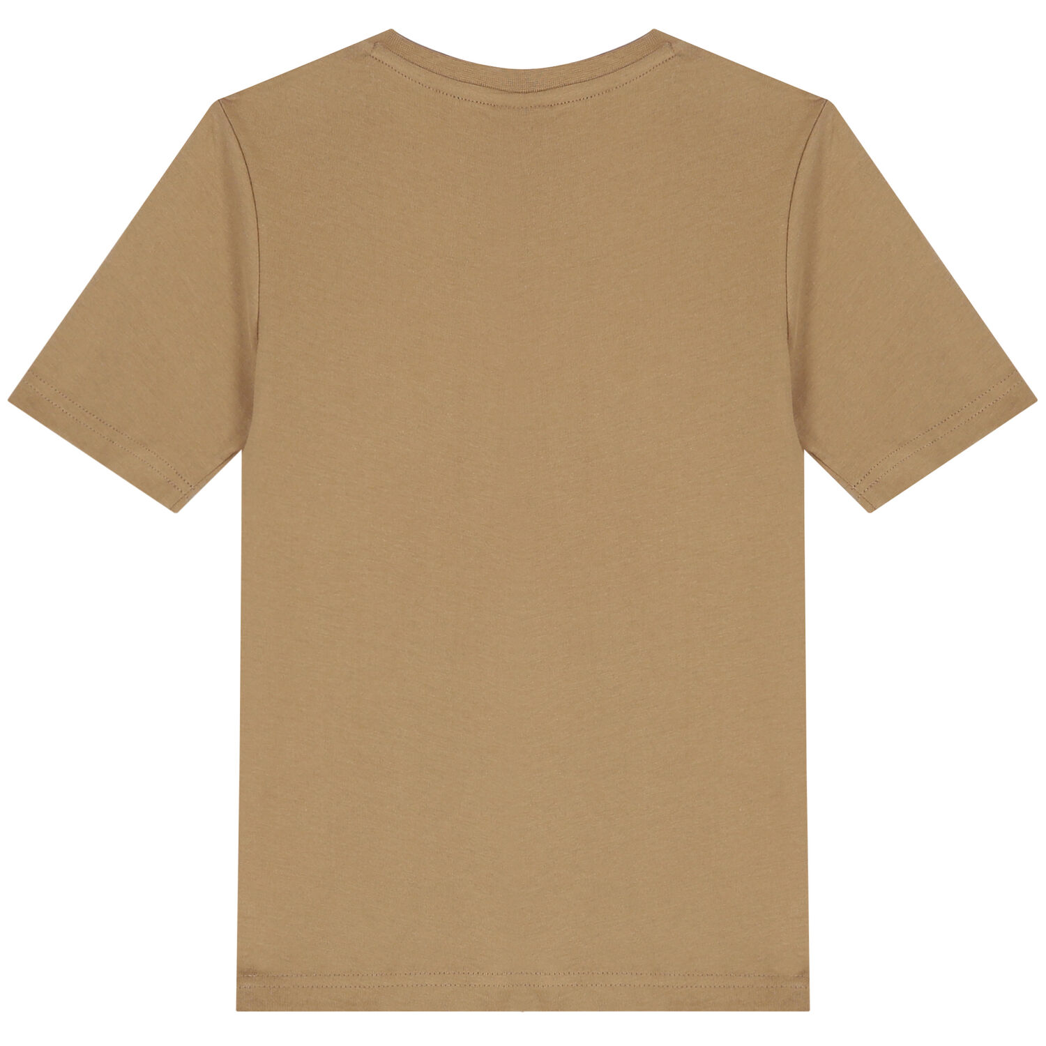 Boys Beige Logo T-Shirt, 1, hi-res