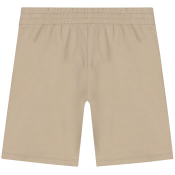Boys Beige Logo Shorts