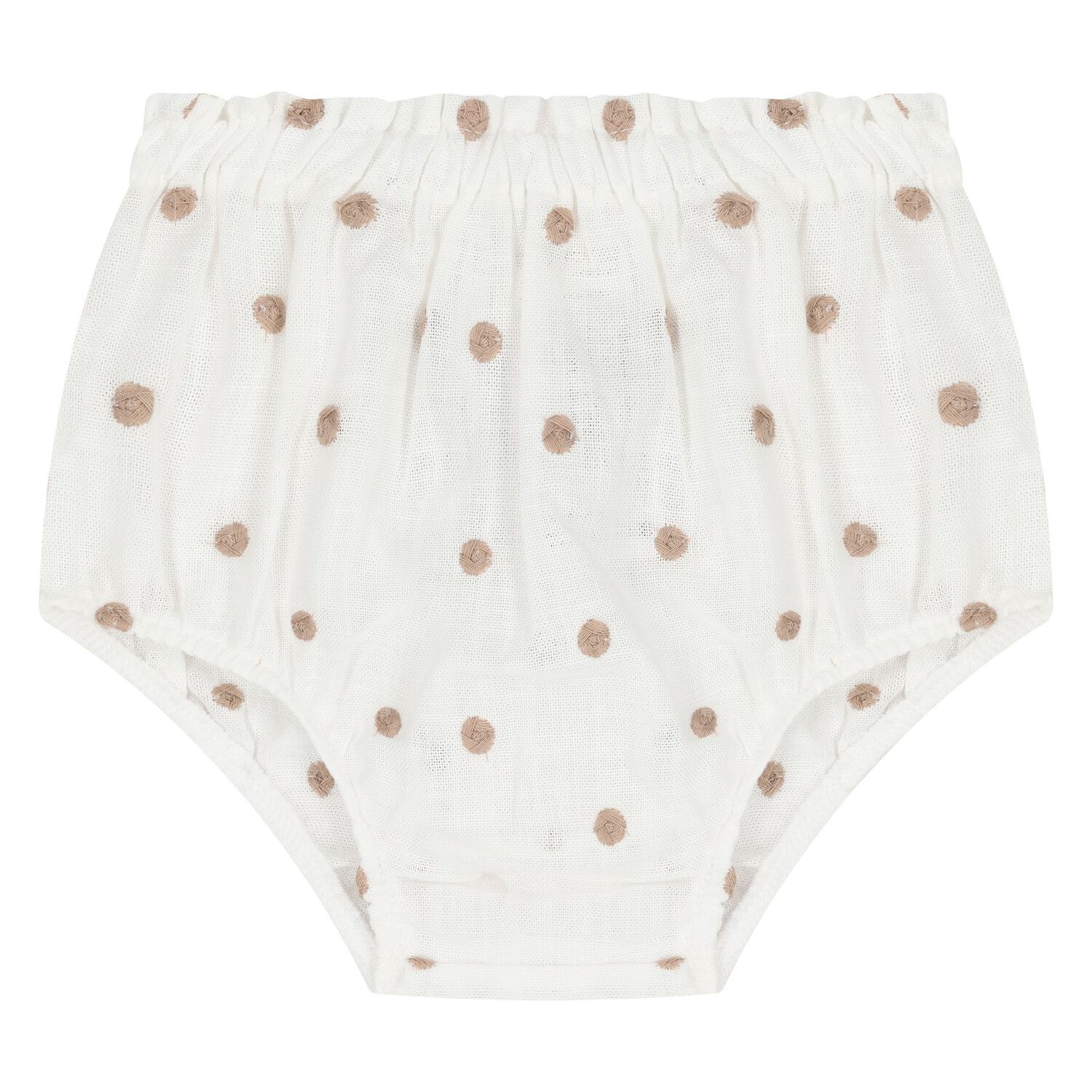 طقم فستان عاجي وبيج للبنات الصغار, 2, hi-res