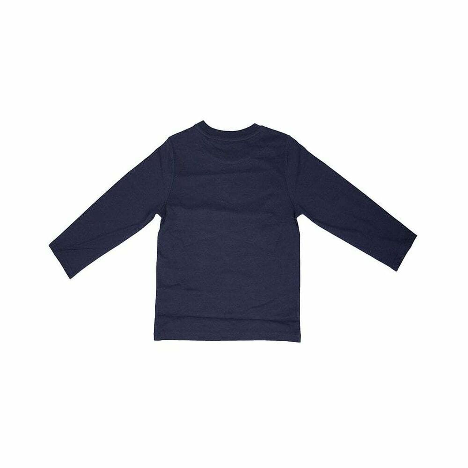 Baby Boys Navy Blue Logo Top, 1, hi-res image number null