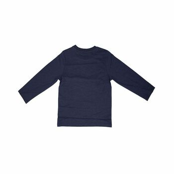 Baby Boys Navy Blue Logo Top