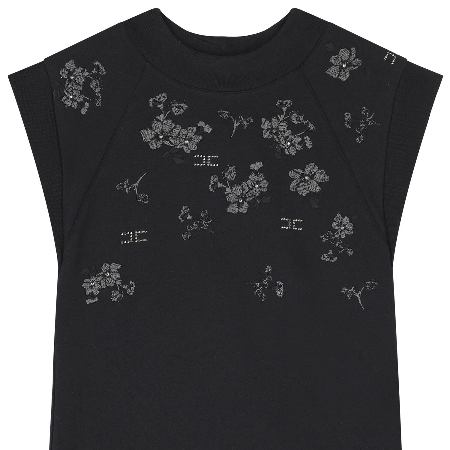 Girls Black Floral Dress, 1, hi-res image number null