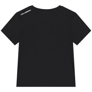 Boys Black Ikonik T-Shirt