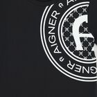 Boys Black Logo T-Shirt, 3, hi-res